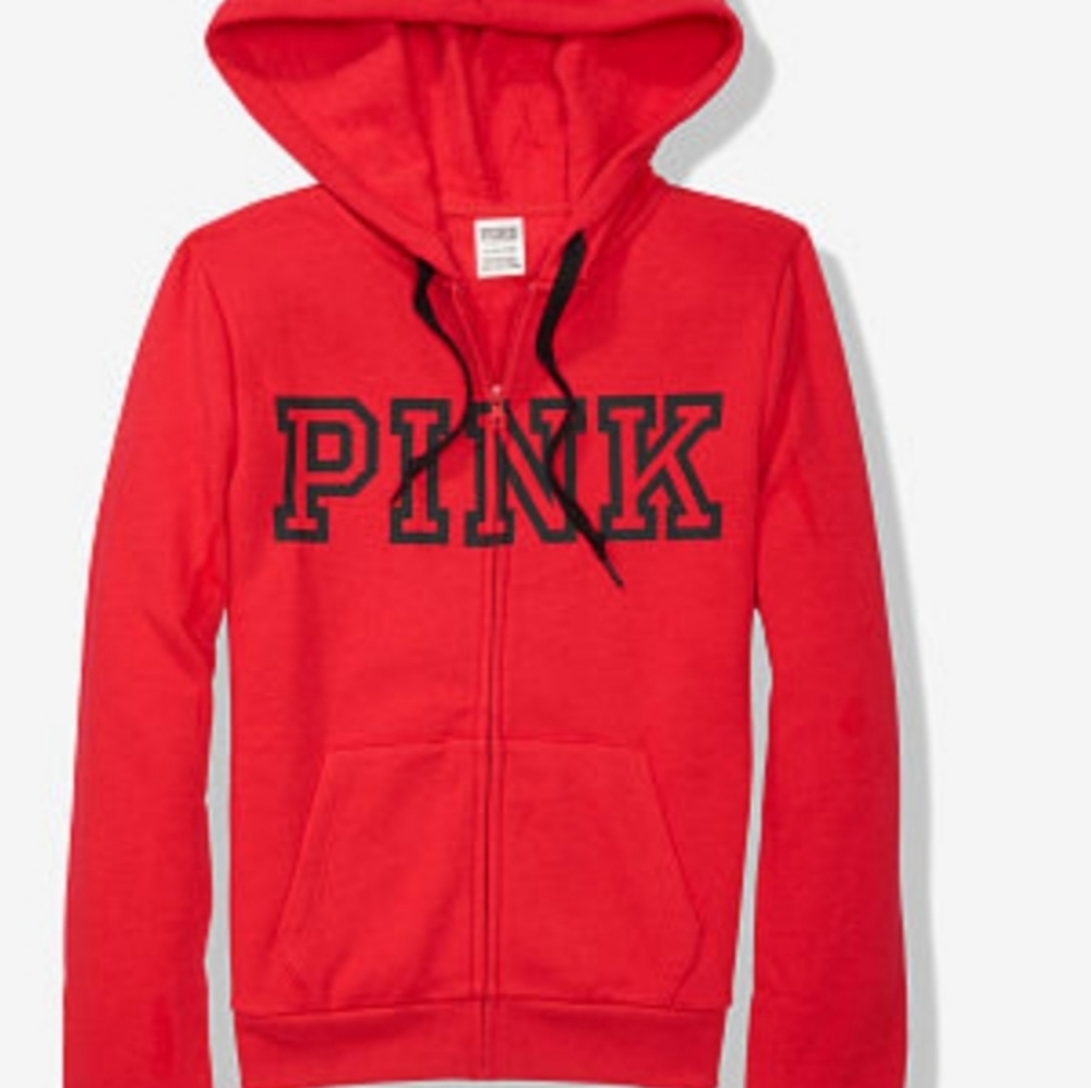 PINK Victoria's Secret Red Hoodie